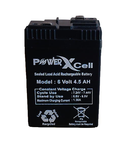 6 Volt 4,5 AH Sunka Type